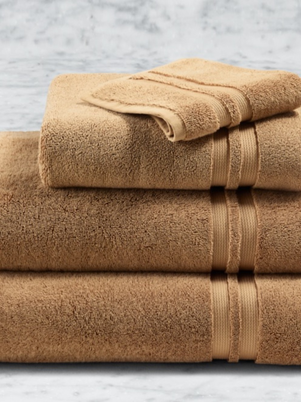 Restoration Hardware - ORGANIC ULTRA-SOFT AEGEAN COTTON BATH MAT - Camel